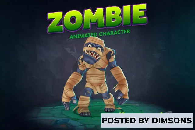 Unity 3D-Models Zombie animated character v1.0