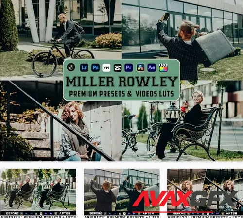 Miller Rowley Luts Videos & Presets Mobile Desktop - MUB64D