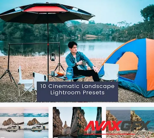 10 Cinematic Landscape Lightroom Presets - LM8Q3R5