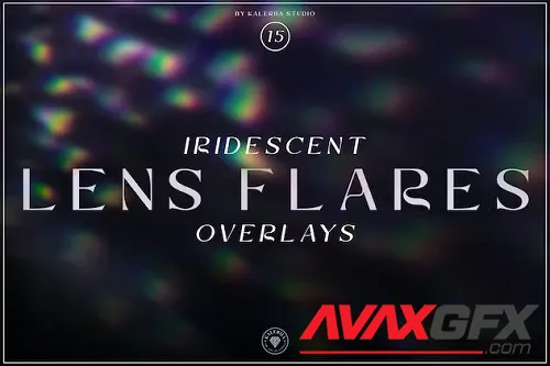 Iridescent Lens Flares Overlays - 9LZ6QNP
