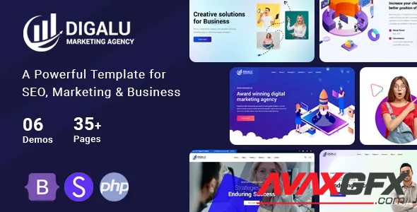 Digalu - Digital Marketing Agency Template 46252639