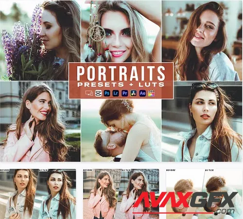 Portrait Luts Video And Presets Mobile & Desctop - L8HA5TU