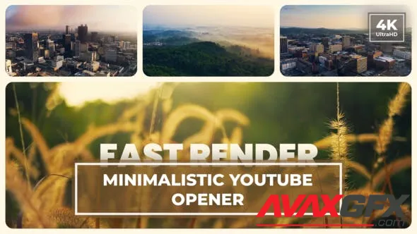 Minimalistic Opener | Split Screen | Multiscreen Slideshow 49881535 Videohive