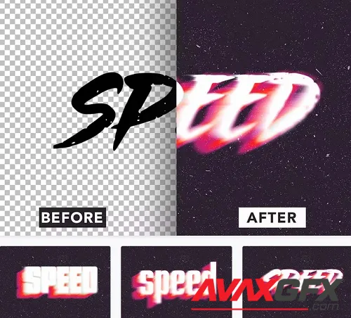 Speed Text Effect - T2DC9UT