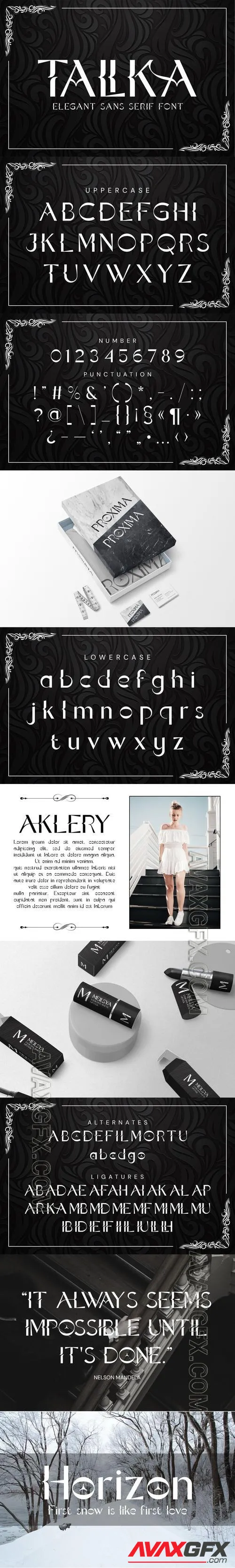 Talika Sans Serif Font