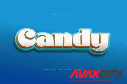 Candy Vector Text Effect - 7190920