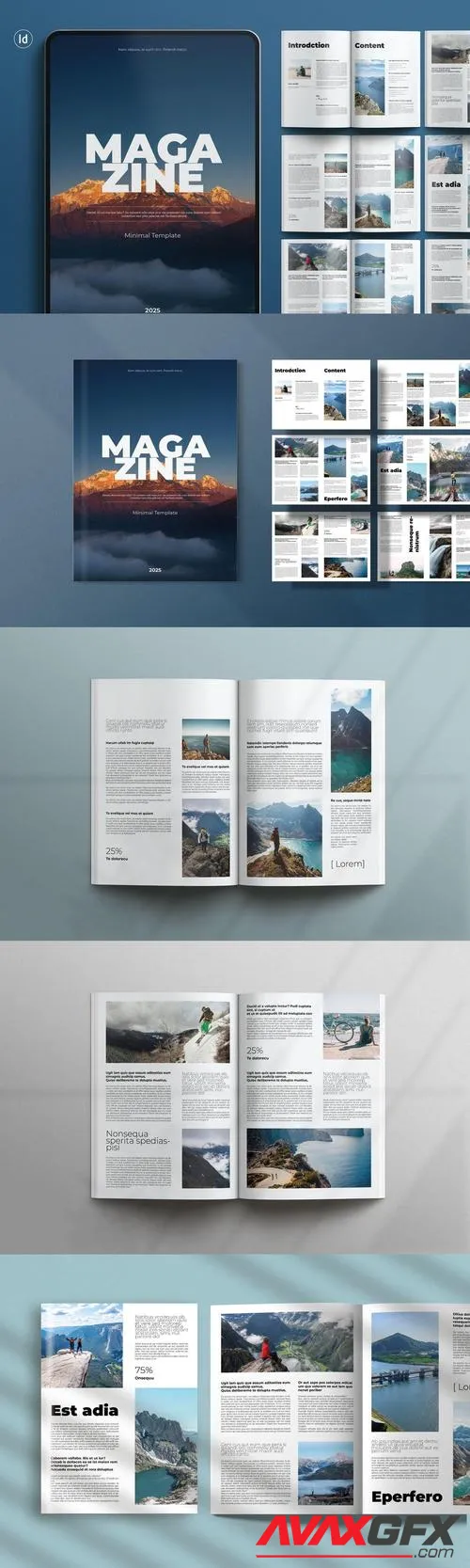 Minimal Magazine Template