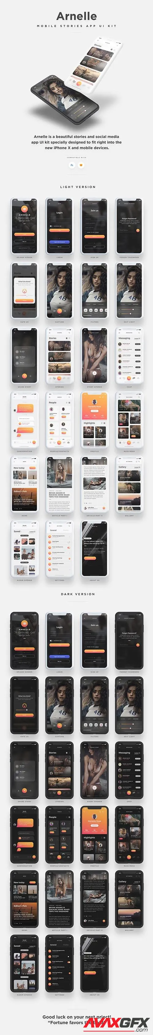 Arnelle iOS UI Kit