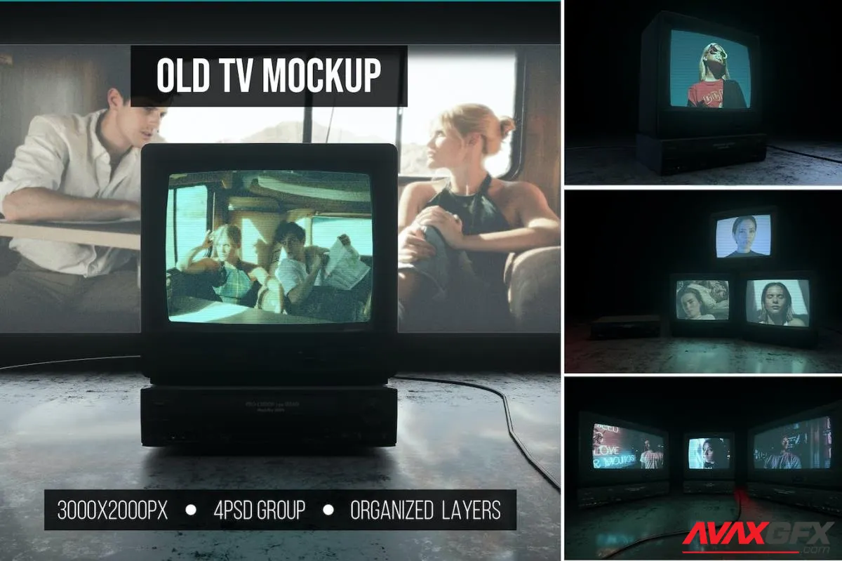 Old TV Mockups 7AKEWFE