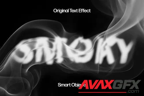 Smoking Text Effect - 91913114