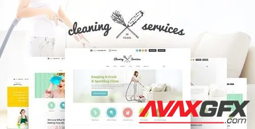 ThemeForest - Cleaning Company v1.6 - Maid & Janitorial Housekeeping Service WordPress Theme - 12433819