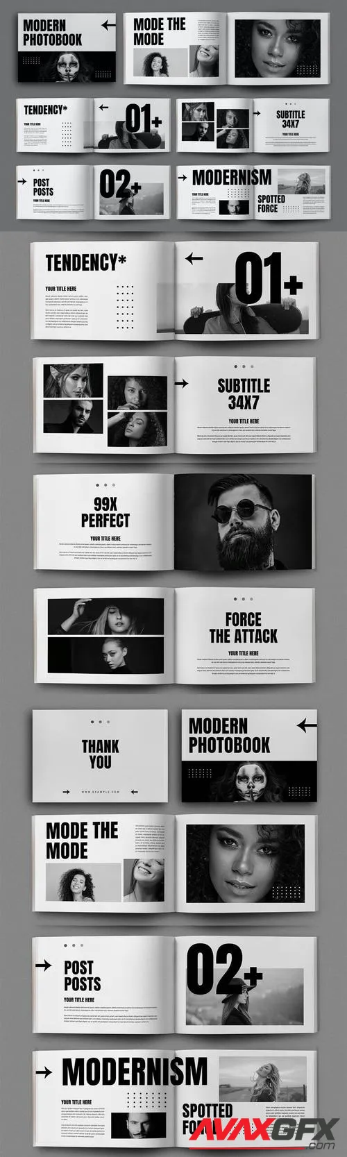 Modern Photobook Template