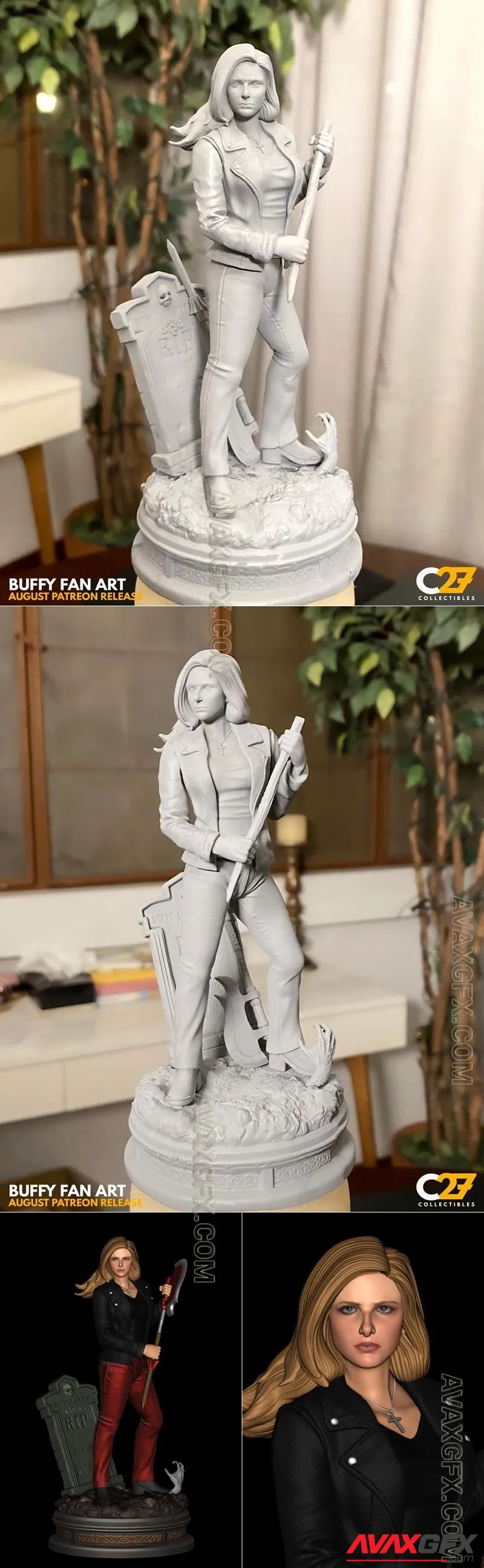 C27 Minis - Buffy - STL 3D Model