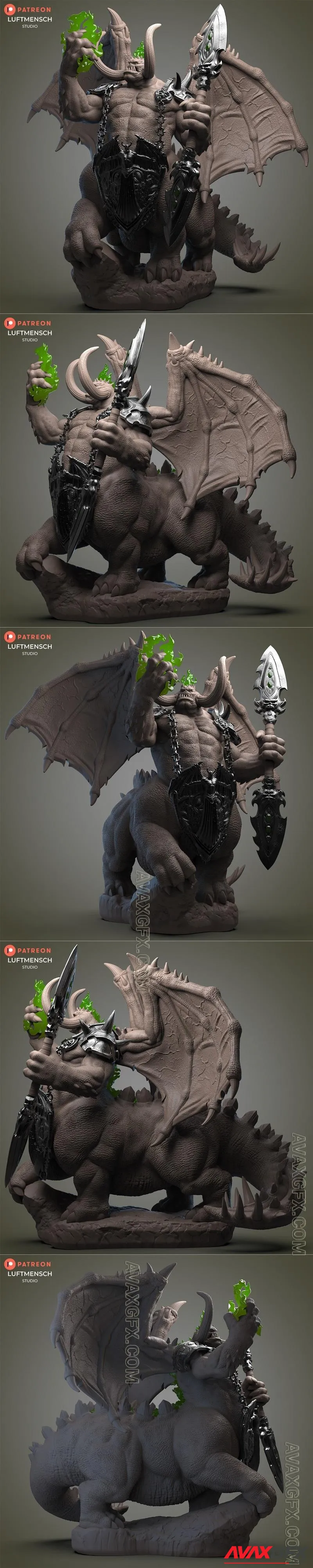 LuftMensch Studio - Mannoroth - STL 3D Model