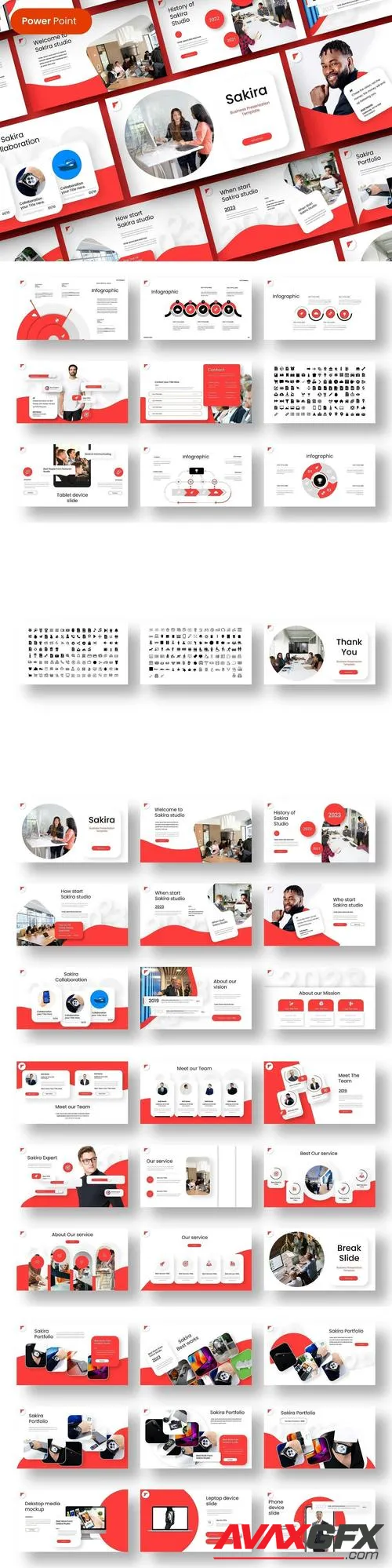 Sakira - Business PowerPoint Template