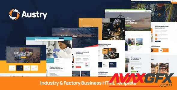 Austry - Industry & Factory Business Template 42930615