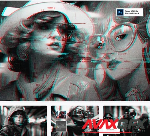 Error Glitch Photo Effect - 67FCKXS