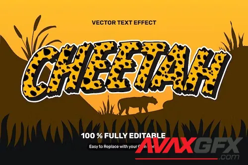 Cheetah Text Effect - AM7FF5L