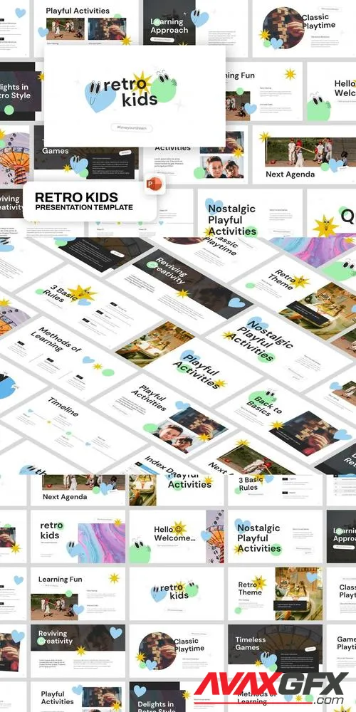 Retro Kids Presentation