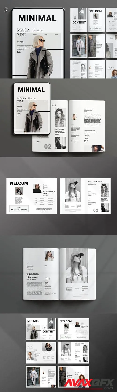 Minimal Magazine Template