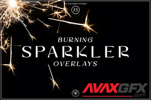 Burning Sparkler Overlays - SB8YBYU