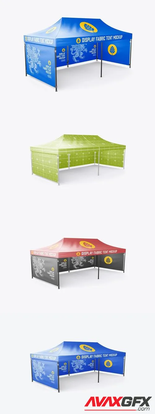 Fabric Display Tent Mockup