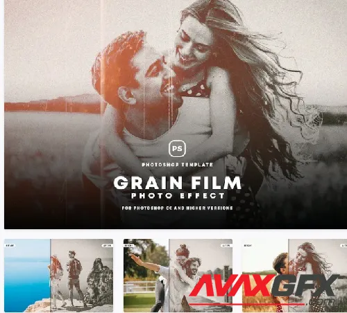 Grain Film Photo Effect - F388UY7