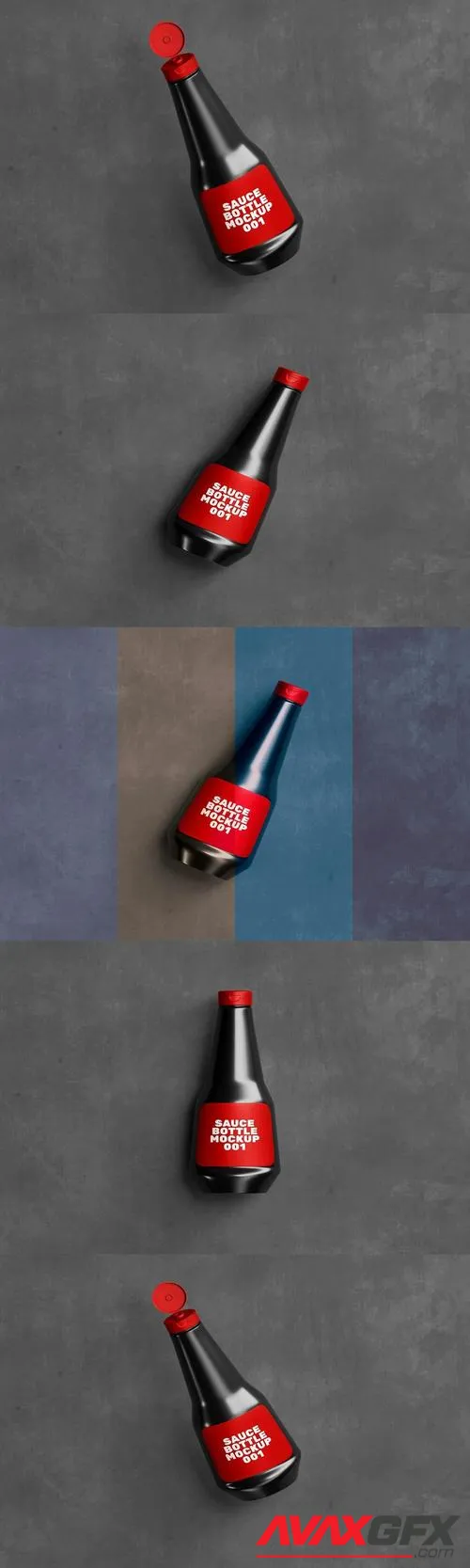 Sauce Bottle Mockup 001