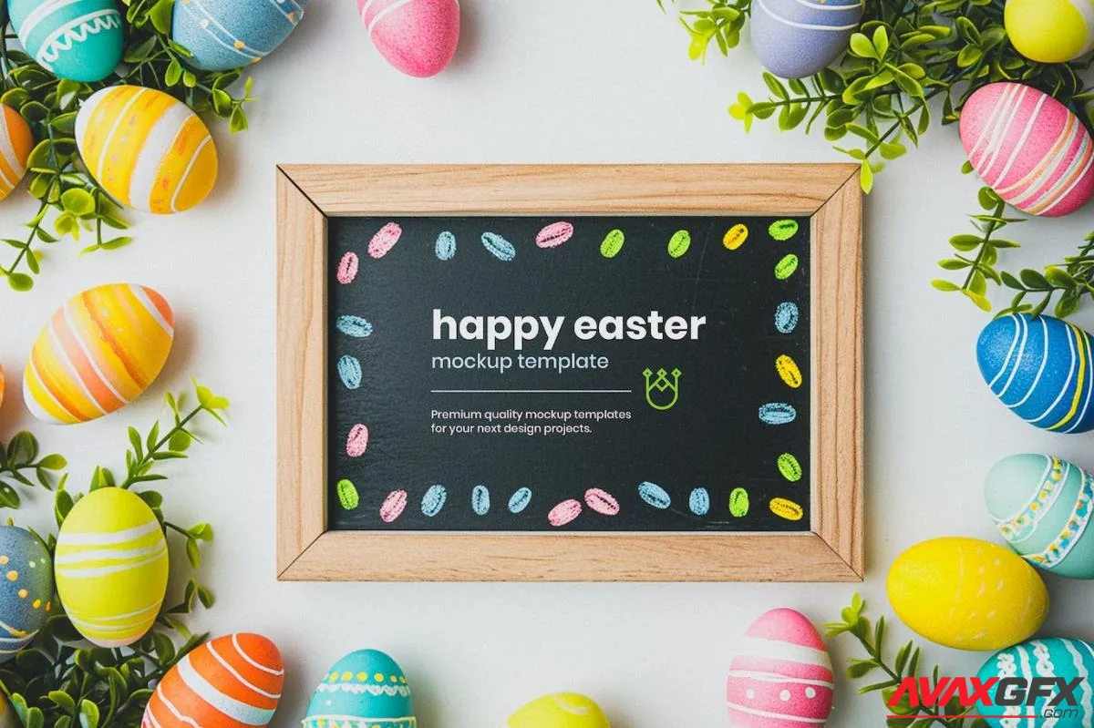 Easter Chalkboard Mockup