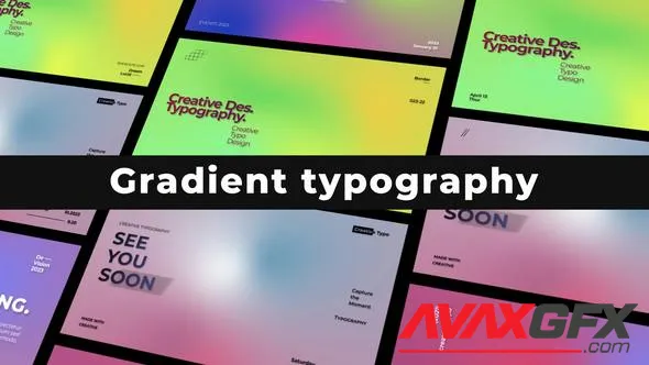 Gradient Typography 50360968 Videohive