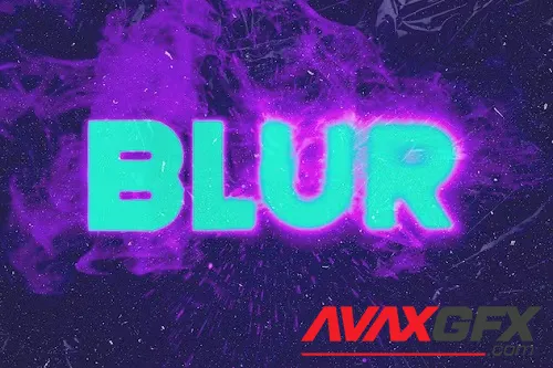 Blur Text Effect - H4XT5JB