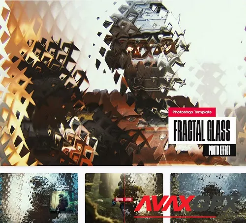 Fractal Glass Photo Effect - TANQW4P