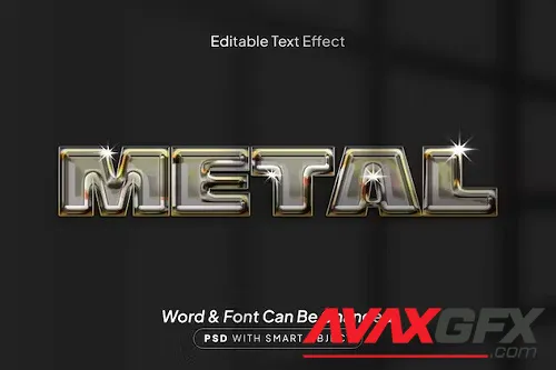 Metal Text Effect - XCZE3NZ