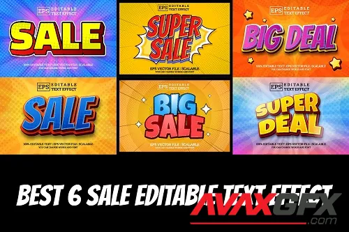 Sale text style Effect - 10856782