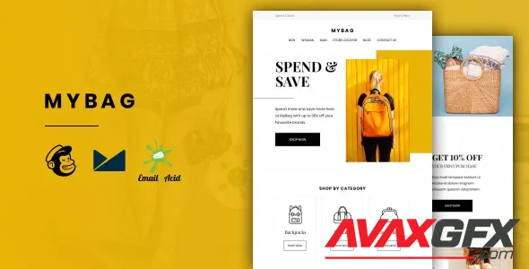MyBag - E-commerce Responsive Email for Fashion & Accessories 48917784