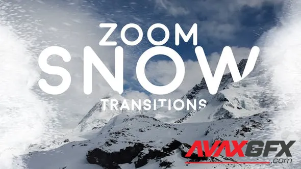 Zoom Snow Transitions for After Effects 50133012 Videohive