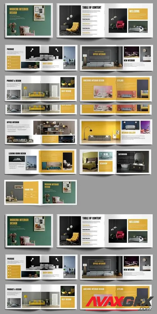 Interior Design Brochure Template