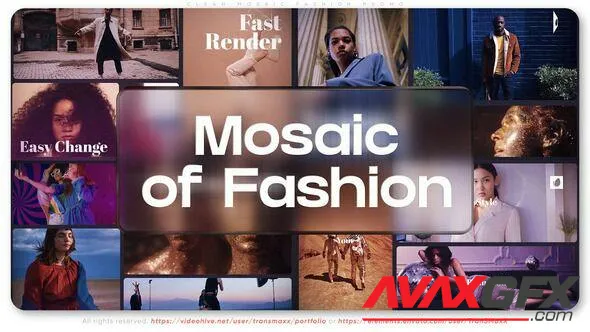 Clean Mosaic Fashion Promo 50371494 Videohive