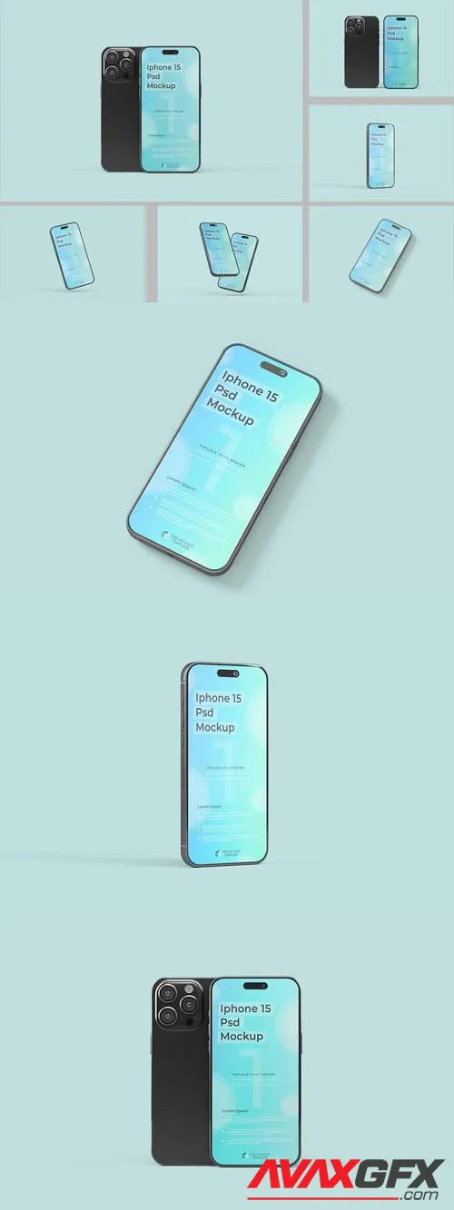 iPhone 15 mockup