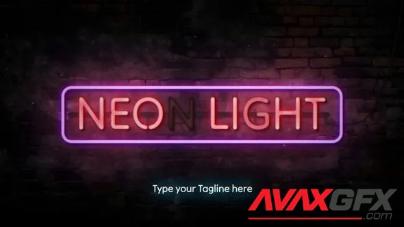 Neon Light Title 50289329 Videohive