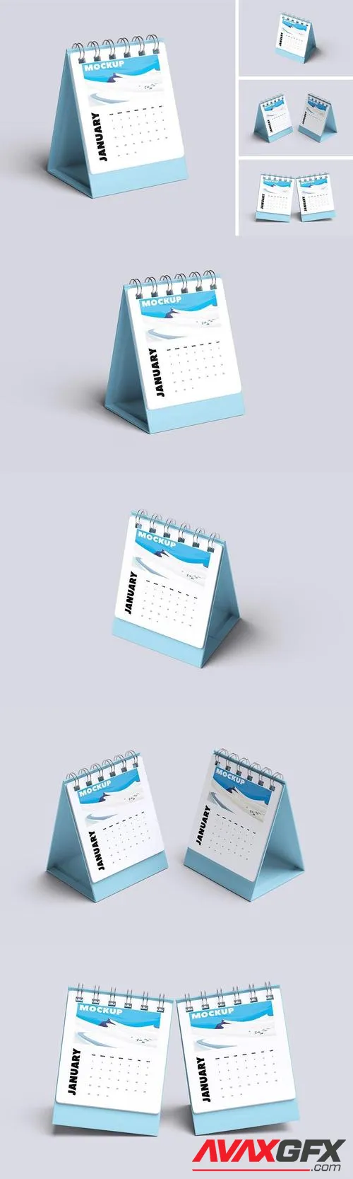 Desk Calendar Mockup