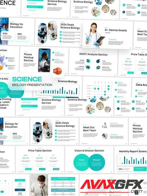 Science Biology PowerPoint Template