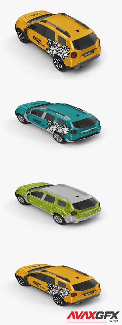 Car Wrap Mockup