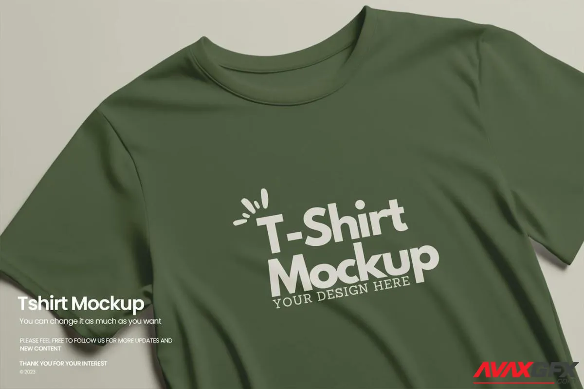 T-Shirt Mockup 94C8FTJ