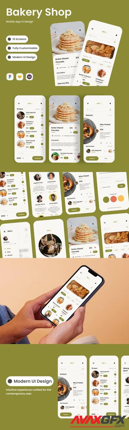 Misu - Bakery Shop Mobile App