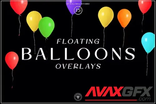 Floating Balloons Overlays - MV8U9EF