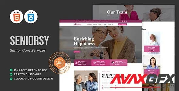 Seniorsy - Senior Care Services HTML Template 48633023