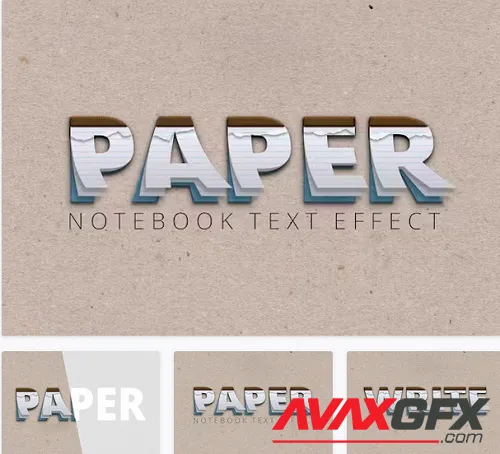 Notebook Text Effect - WNFR5YW