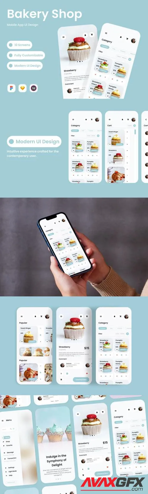 OvenJoy - Bakery Shop Mobile App