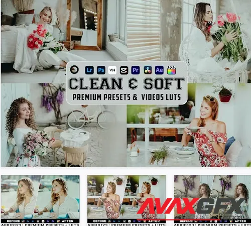 Clean & Soft Luts Videos & Presets Mobile Desktop - HQM5UGF